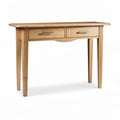 Wooden console table with two drawers suitable for entryway 120 x 40 x 75cm