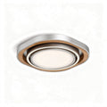Modern ceiling light fixture with wood and metal design 30 x 30 x 8cm
